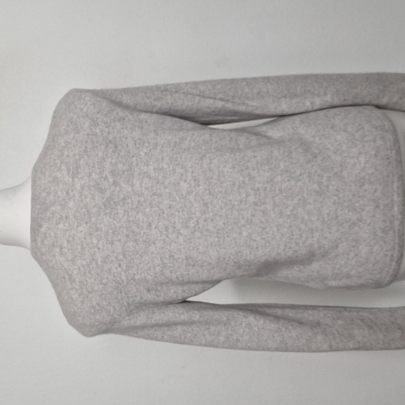 Lands' End Girls Gray Round Neck Preppy Gorpcore Long Sleeve Sweater Size M - Picture 6 of 11